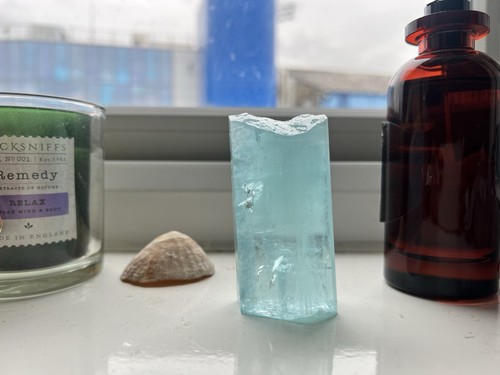 Aquamarine crystal good - crystal:good, for