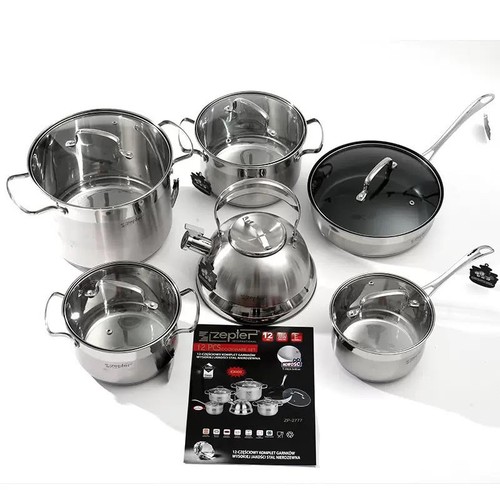 Zepter 12pc stainless - zepter, steel