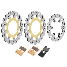 Front Rear Brake Discs Rotors