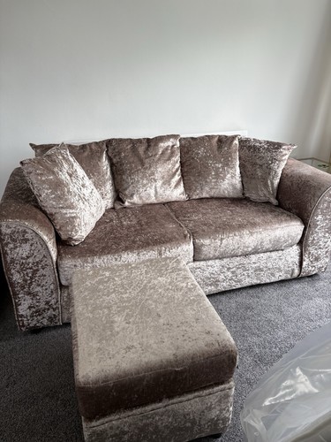 Grey seater chaise longue - 3,