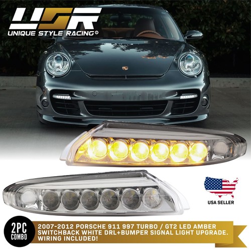Usa clear led bumper drl - led,