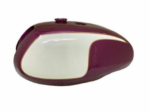 Triumph t140 aubergine white - t140,