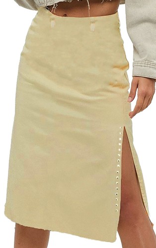Gold stud beige - gold, knee