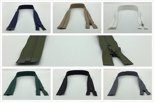 Open end zips plastic - zips,