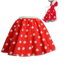 Girls POLKA skirt 12 inch