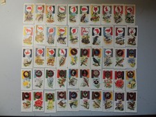 1933 Players Cigarette Cards Boy Scout & Girl Guide Patrol Signs Full Set