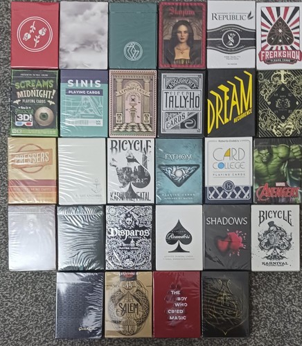 New sealed decks cards - of,