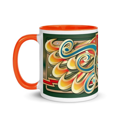 New fairground artwork mug - new,