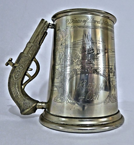 Vintage pewter tankard lord - tankard, -lord