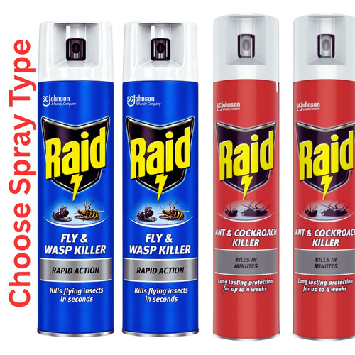 Raid fly wasp killer spray - fly,