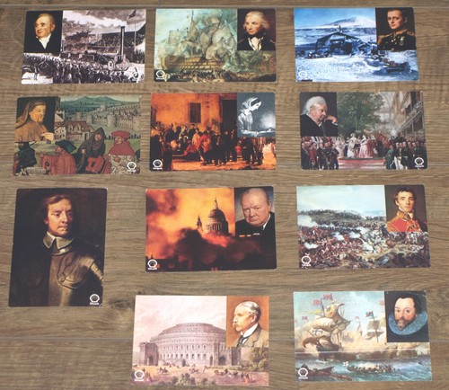 Great britons postcards - postcards, by