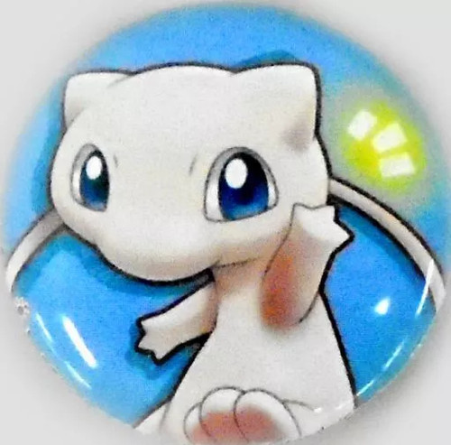 Pokémon mew badge pin charm - badge,