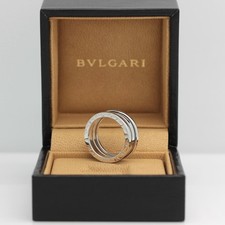 Bulgari B - Zero 1 Ring - 3 Band in 18KT White Gold - Size 54 with Bulgari Box