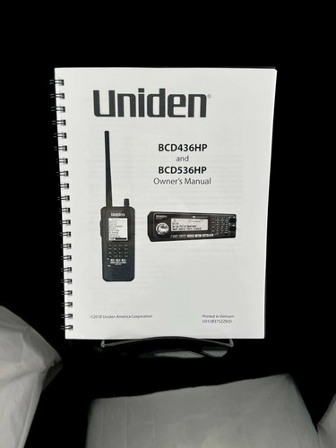 Uniden bcd436hp bcd536hp - uniden,