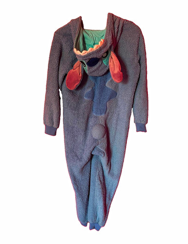 Disney stitch hooded fleece - hooded,
