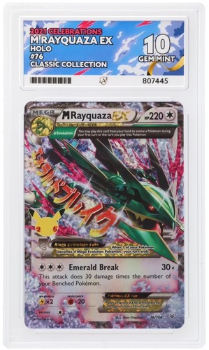 Pokemon rayquaza holo card - pokemon,