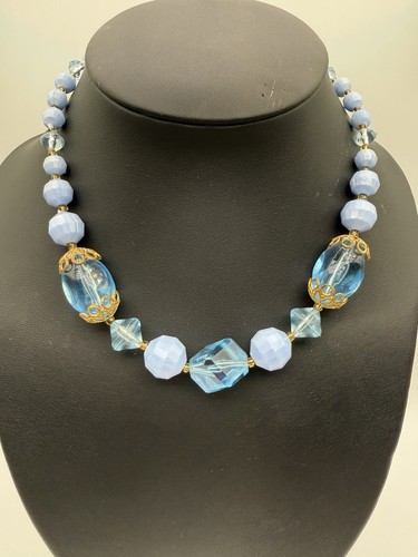 Vintage blue acrylic - vintage,