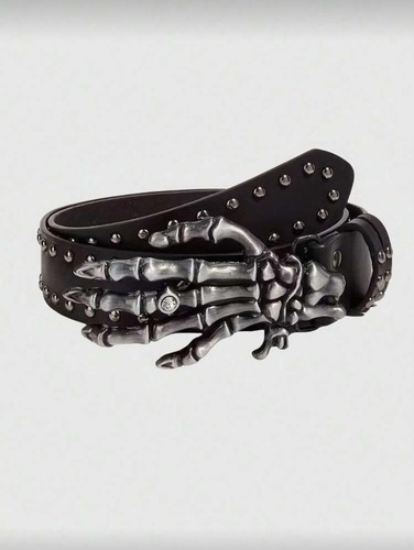 Skeleton hand unisex punk - skeleton,