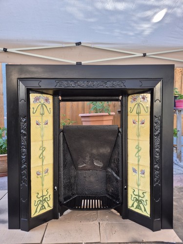 Original edwardian fireplace - original,