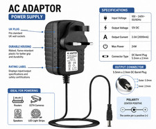 12V 12 VOLT AC DC MAINS POWER