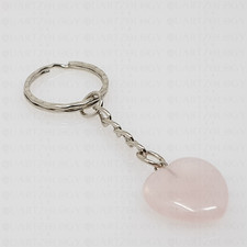 Natural Rose Quartz Heart