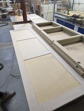 Made to measure Shaker Door - Finsa Hydrofugo MDF 22mm - unpainted - Raw MDF