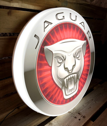 Jaguar illuminated sign - 24",