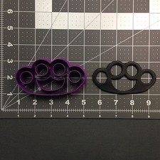Brass Knuckles Cookie Cutter