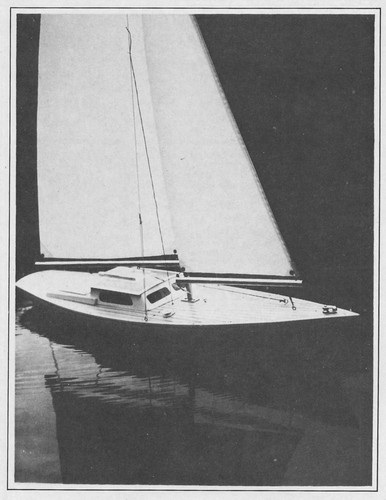 Ariel sailboat model boat - sailboat,