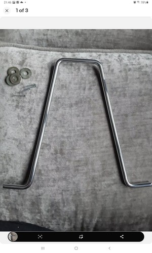Pair large nickel swing - pair,