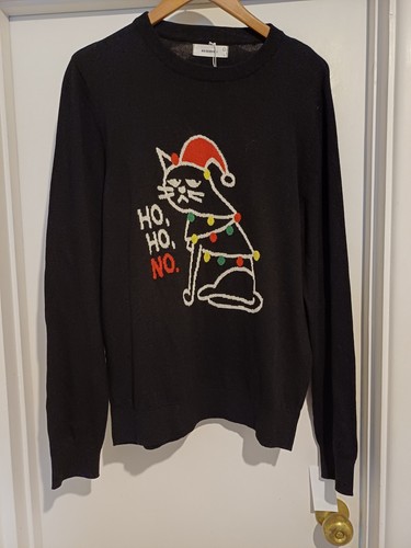 Reserved christmas jumper cat - jumper,