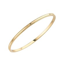 3mm Millegrain Bangle 9ct