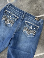 Y2K Earl Jean Embroidered Crop
