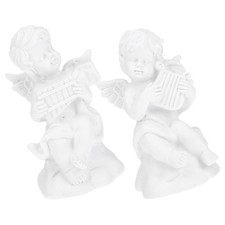  2pcs Resin Angel Figurines