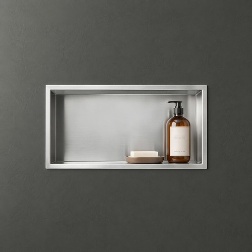 Shower niche stainless steel - shower,