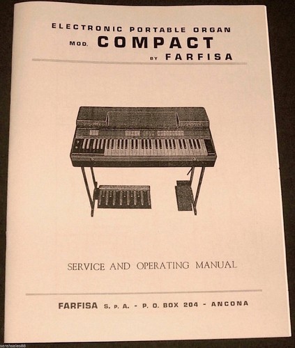 Farfisa compact organ - farfisa,