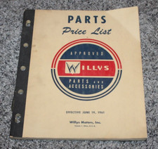 1961 WILLYS JEEP PARTS &