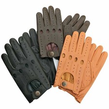 PSS Soft New Genuine Classic Leather Men Driving Gloves Black,Brown & Tan 514