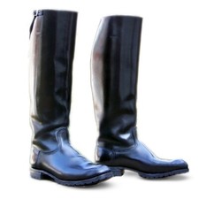 Tall leather riding motorcycle - riding,