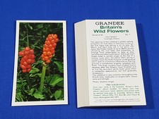 Grandee Cigarette Cards. BRITAIN'S WILD FLOWERS - Set of 30 Loose