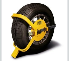 Car Caravan Van Trailer High Security Heavy Duty 13-17 inch Wheel Clamp 9065+CP