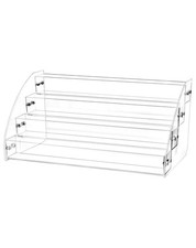 Nail Polish Holder Organizer product display rack 4 layers