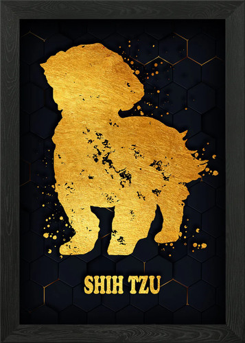 Shih tzu framed - shih, wall