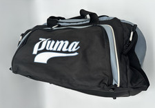 Vintage Puma Holdall Blue and