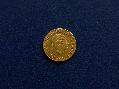 George iii 1820 gold sovereign - george,