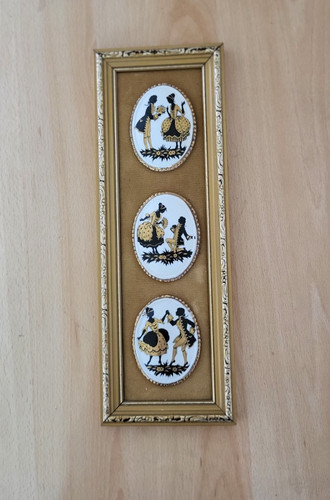 Vintage wall plaque made - vintage, by