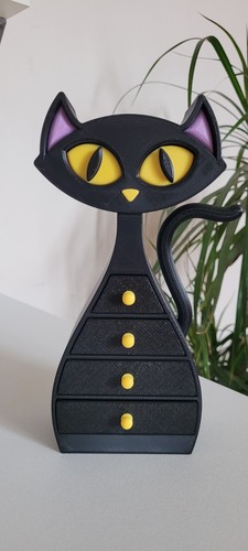 Atomic cat drawer jewelry - , box