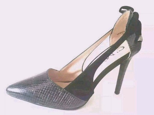 Paris black snakeprint - black,