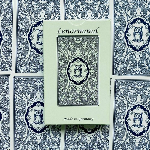 Blue owl mlle lenormand - blue, by