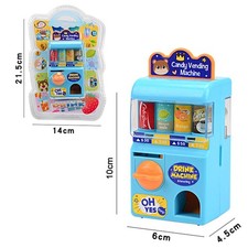 2 Baby Kids Toddler Beverage Vending Lottery Machine Pretend Game Education HOT